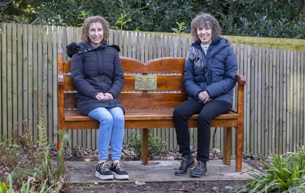 Gogglebox's Leon and June Bernicoff's daughters Helen and Julie unveil commemorative bench at Strawberry Field Liverpool