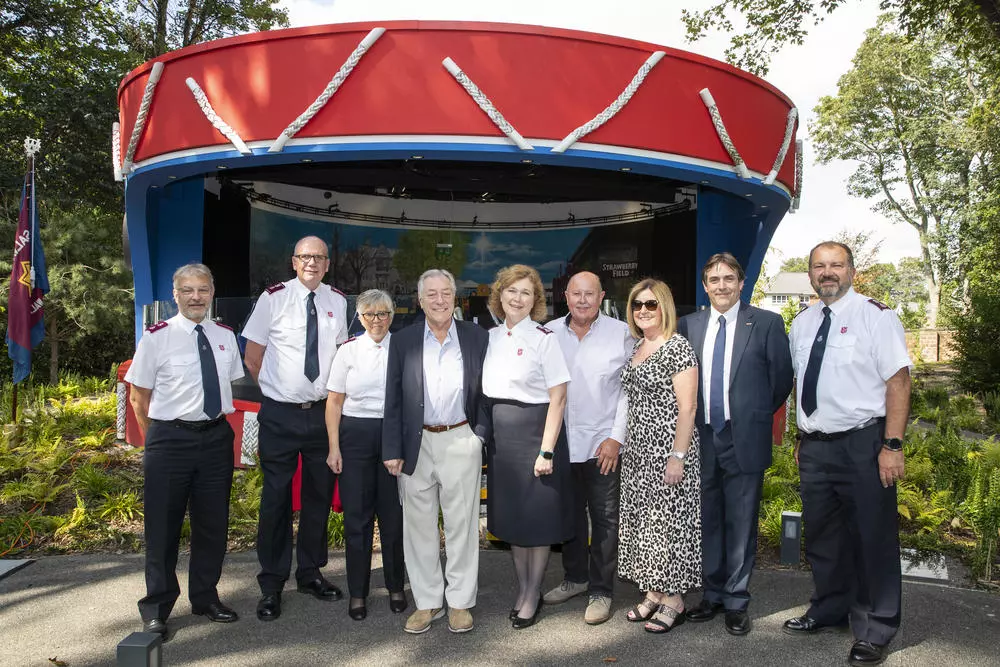Liverpool’s iconic Strawberry Field officially dedicates its new bandstand