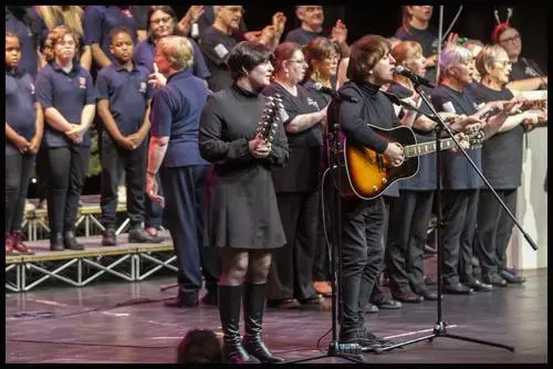 John Lennon Tribute at Celebrating Christmas with Megan and Choir