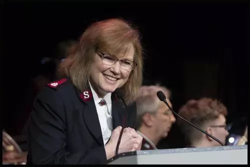 Major Kathy Versfeld at Celebrating Christmas with Strawberry Field