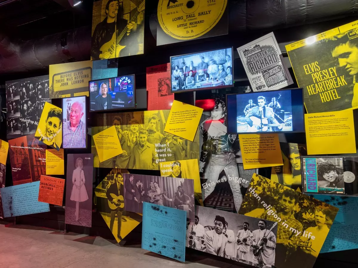 The interactive exhibition at Strawberry Field