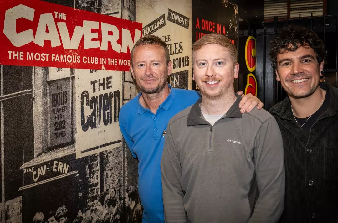 Neil, Martin and James from the Cavern Club