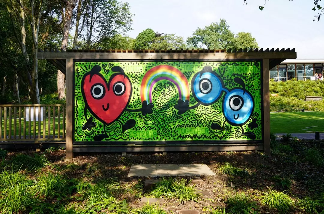 The new art work at Strawberry Field, by Sean Webster