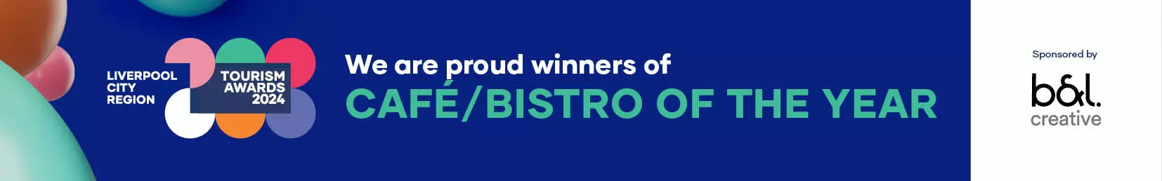 LCR Tourism Awards 2024 Winner Cafe/Bistro of the Year