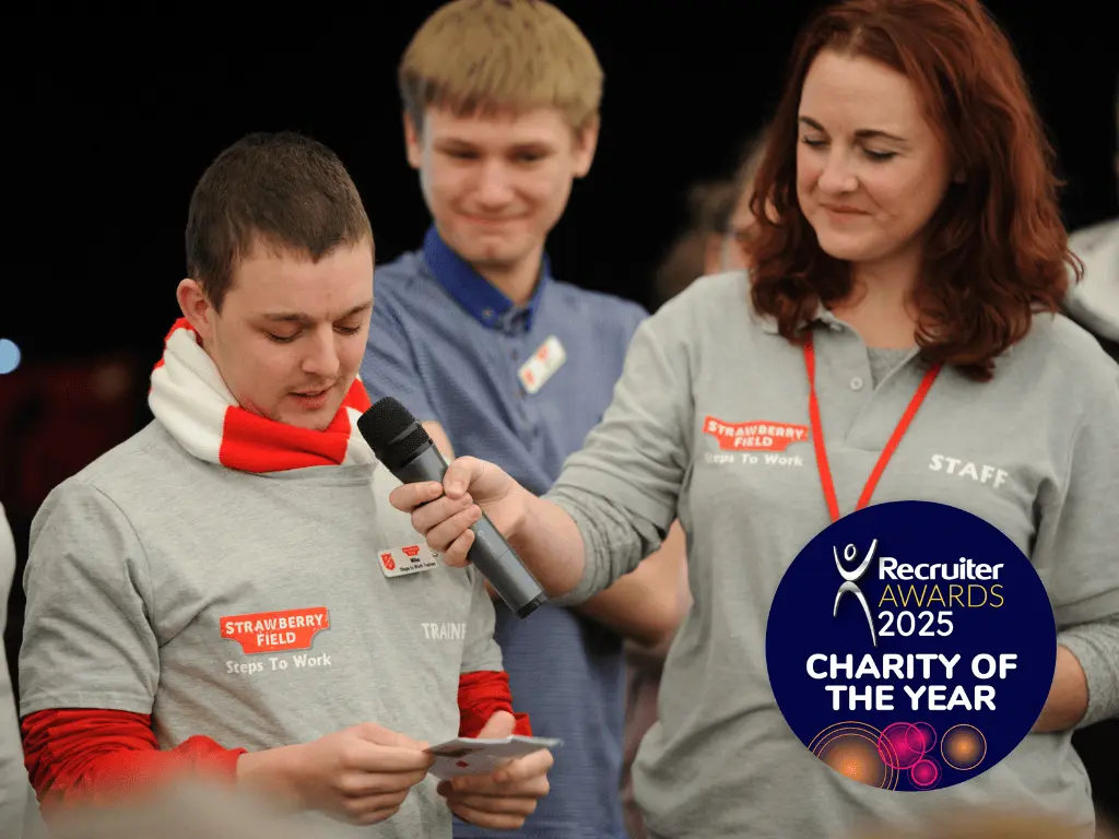 Strawberry Field selected at Recruiter Awards Charity of the Year