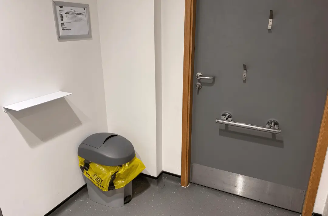 Stoma-friendly toilet at Strawberry Field