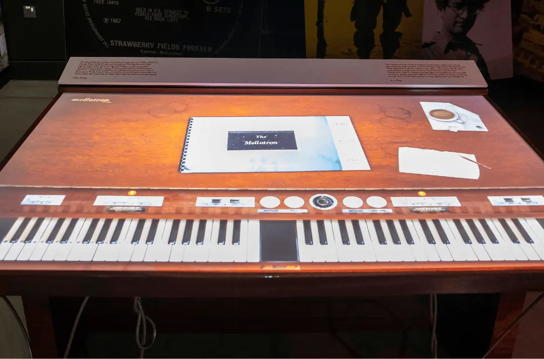 Virtual Mellotron in the Strawberry Field exhibition